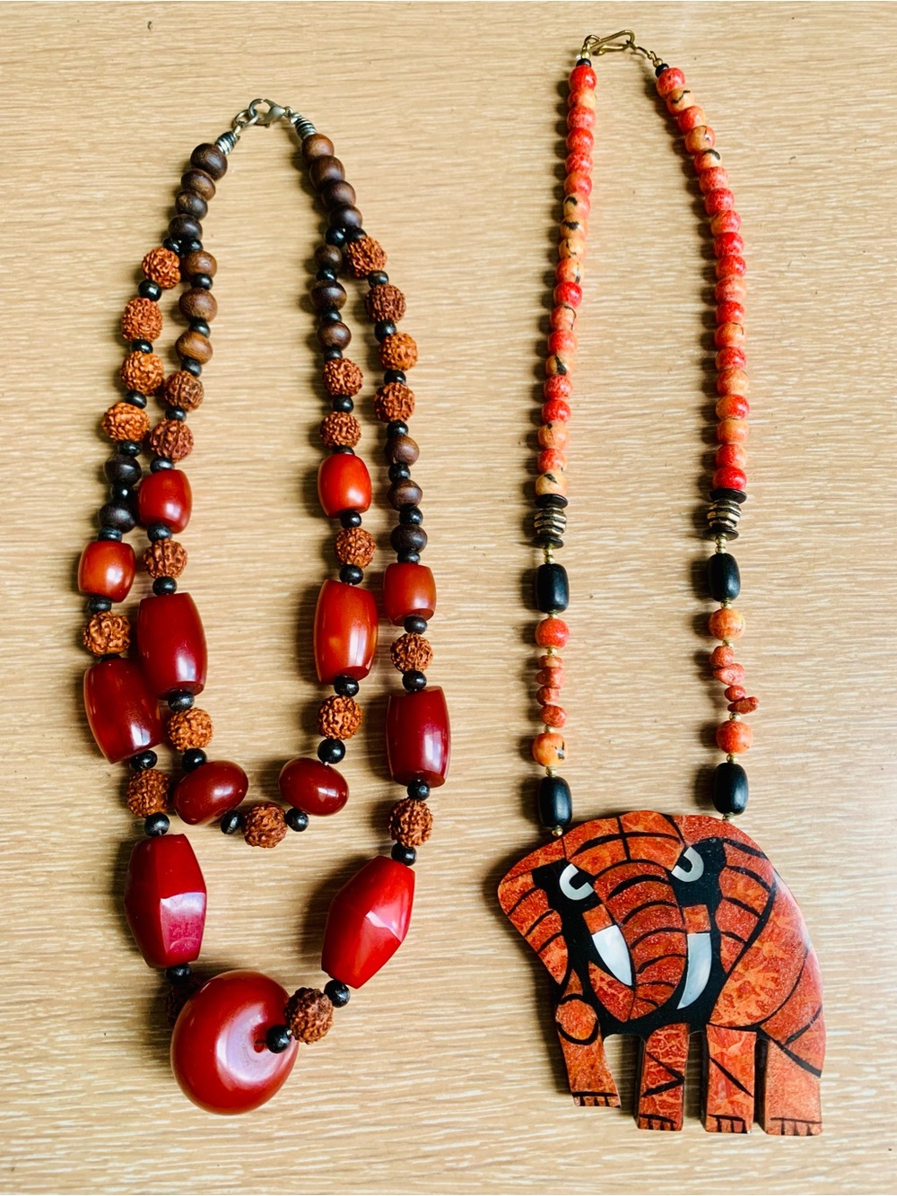 Fun Pair Of Chunky Necklaces